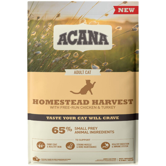 Acana Homestead Harvest Kattemat 1,8 kg med Kylling, Kalkun og And