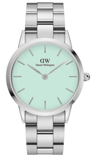 Daniel Wellington DW Klokke Iconic Link Mint 36mm Sølv