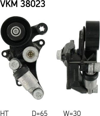 Strammehjul kilerem SKF VKM 38023