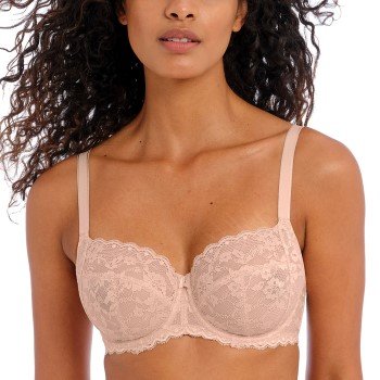 Freya BH Offbeat Undewired Side Support Bra Beige L 75 Dame