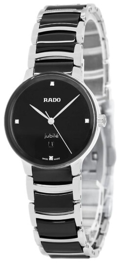 Rado Dameklokke R30026712 Centrix Sort/Keramik Ø30.5 mm Rado Dameklokke R30026712 Centrix Sort/Keramik Ø30.5 mm