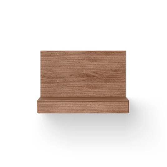 New Works Tana veggmontert skrivebord 84,8x47,3 cm Valnøtt