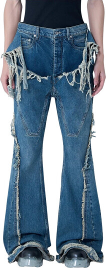 Rick Owens Herre Jeans Blå W38,