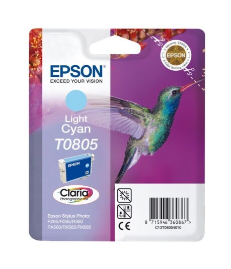 Epson T0805 Blekkpatron - Lys cyan