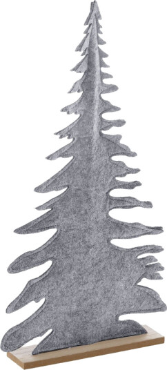 VEGA Juletre Despina; 24x4x46 cm (BxDxH); Grå/Natur