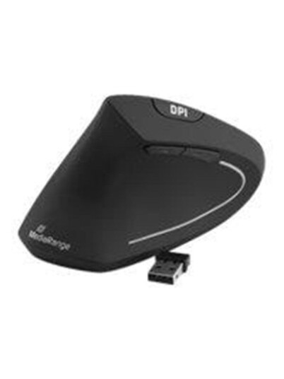 MediaRange Trådløs Ergonomisk Mus for Venstrehendte - 6 Knapper - Sort MediaRange Trådløs Ergonomisk Mus for Venstrehendte - 6 Knapper - Sort