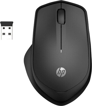 HP Silent 280M Trådløs Ergonomisk Mus 1200 dpi Svart