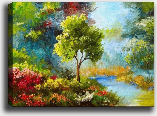 Dekorativ Canvasbilde 50x70 cm Flerfarget
