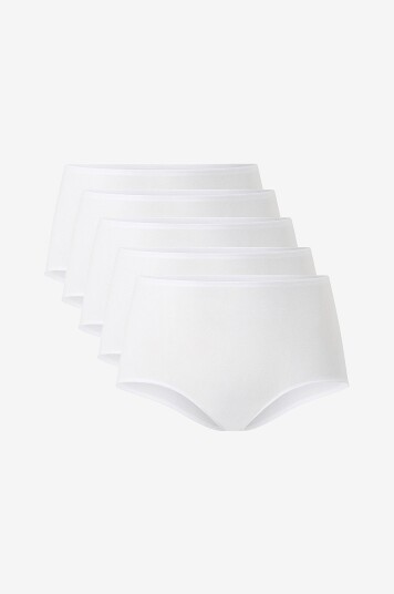 Ellos Plus collection   Maxitruse 5 pakning   Hvit