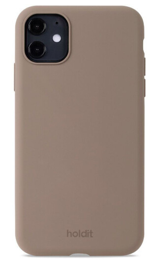 Holdit iPhone 11 Soft Touch Silikon Deksel - Mocha Brown Holdit iPhone 11 Soft Touch Silikon Deksel - Mocha Brown