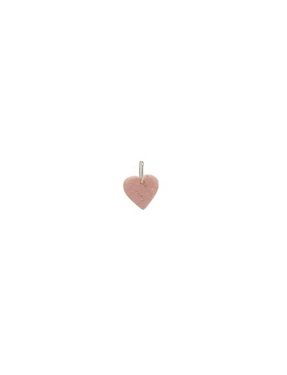 Design Letters Stone Heart, Silver - Pink - ONE SIZE