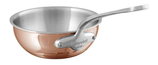 Mauviel M'6s sautépanne buttet 3,2L kobber/stål Mauviel M'6s sautépanne buttet 3,2L kobber/stål