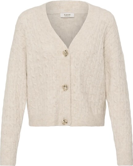 b.young Bymagrite Cardigan   BIRCH MELANGE   XS