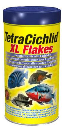 Tetra Cichlid Xl Flakes Fiskefôr 500Ml Tetra Cichlid Xl Flakes Fiskefôr 500Ml