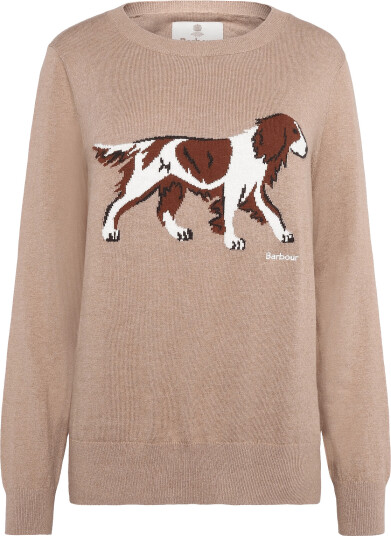 Barbour Barbour Fareham Knitted Jumper   Beige   44