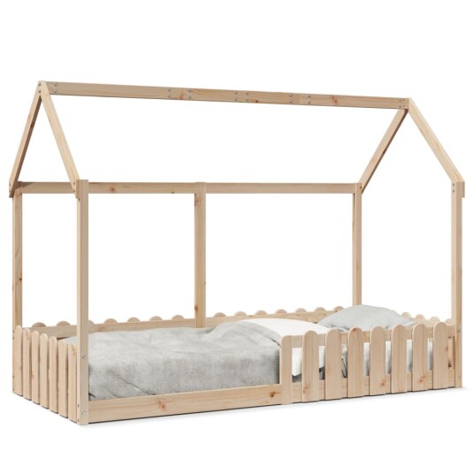  Barnesengeramme hus 90x190 cm heltre furu 8721102851674