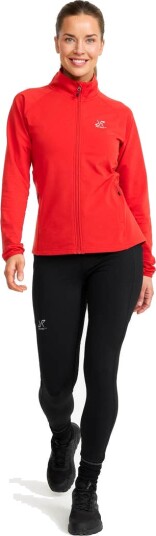 Revolutionrace Evolution Light Stretch Fleece Dame Lava Falls XL Dame Overdeler Fleece & midlayers