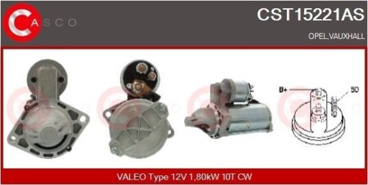 Starter CASCO CST15221AS