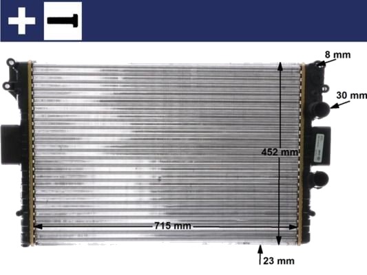 MAHLE CR 2006 000S Radiator, motorkjøling