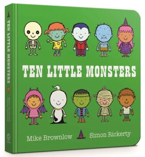 Ten Little Monsters Board Book Av Mike Brownlow