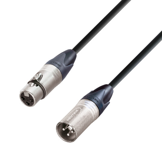 Neutrik DMX Kabel XLR Han 3 Pol til XLR Hun 3 Pol 3 meter