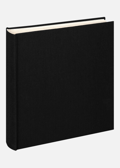 Walther Cloth Album Svart - 28x29 Cm (100 Hvite Sider / 50 Ark)