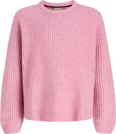 JJXX Kids Jxsigga Diverse Crew Neck Knit Sn Grl Pink 152