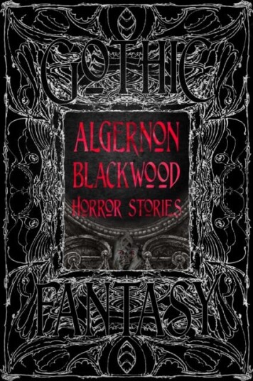 Algernon Blackwood Horror Stories Algernon Blackwood Horror Stories