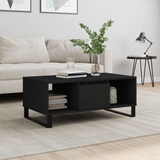 Salongbord svart 90x50x36,5 cm konstruert tre 8721012109803 Salongbord svart 90x50x36,5 cm konstruert tre 8721012109803