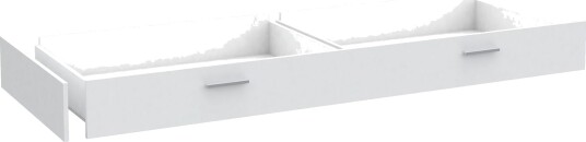 Uzayr Skuff med hjul 200x19 cm Hvit