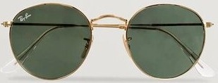 Ray-Ban RB3447 Metal Sunglasses Arista/Crystal Green