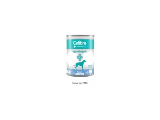 Calibra Hypoallergenic Hundemat Vd Insect And Salmon Moist Food 400 G