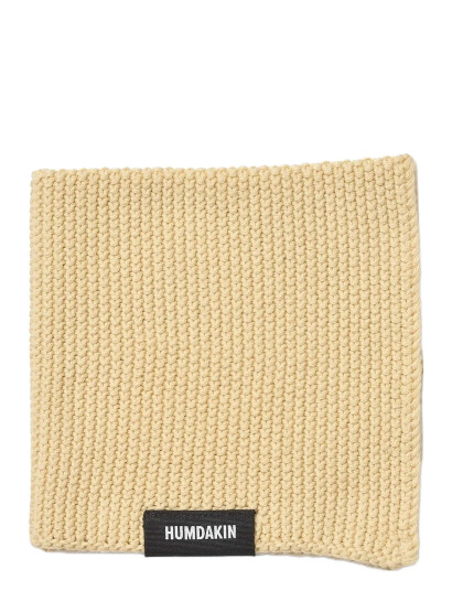 Humdakin Knitted Dishcloth - Yellow - 28X 28CM