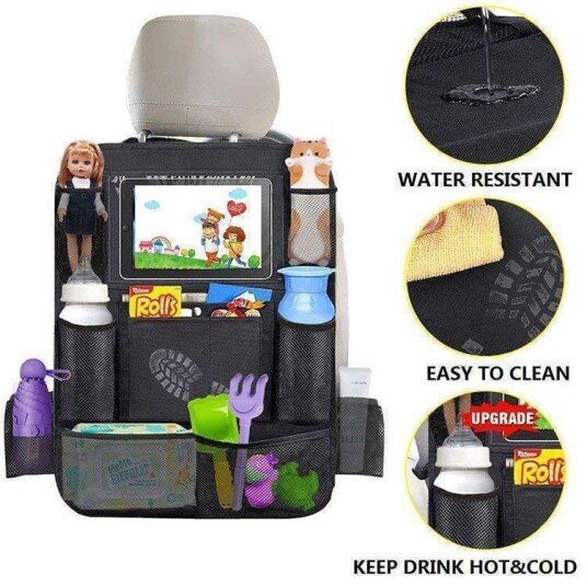 Oppbevaring i baksetet - Universal iPad-holder for bil -