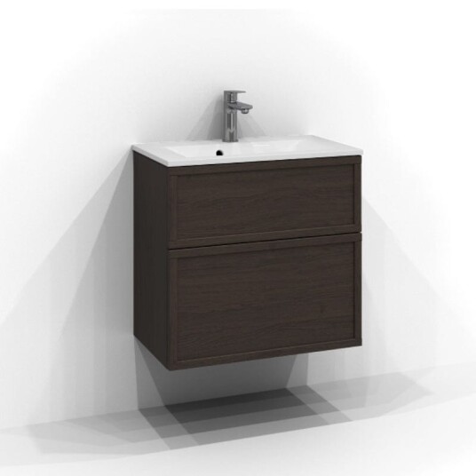 Svedbergs Poem Ramme Servantskap Slimd35 med 2 Skuffer Brun ask / 60cm Push Open SV-3356452-P Svedbergs Poem Ramme Servantskap Slimd35 med 2 Skuffer Brun ask / 60cm Push Open SV-3356452-P