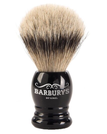 Barburys Shaving Brush - Silver Gloss Barburys Shaving Brush - Silver Gloss