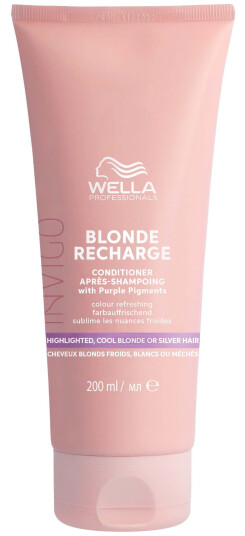 Wella Professionals Invigo Blonde Recharge Cool Blonde Conditioner 200 Wella Professionals Invigo Blonde Recharge Cool Blonde Conditioner 200