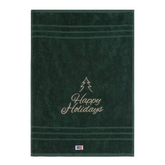 Lexington - Original håndkle Happy Holidays 50x70 cm juniper Lexington - Original håndkle Happy Holidays 50x70 cm juniper