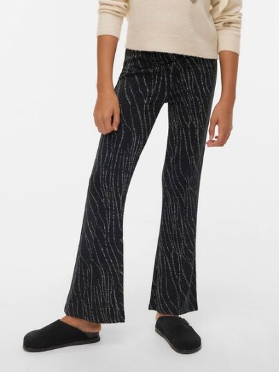 Vero Moda Girl Vmnita Hw Flared Pant Jrs Girl Black 164