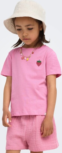 Kids Only Kmgvega Life Ss Reg Emb Tee Box Jrs Noos Pink 98