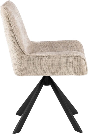 Eddie spisestuestoler chenille beige.