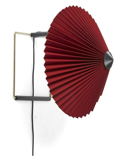 HAY Matin Ø30 Vegglampe Oxide Rød