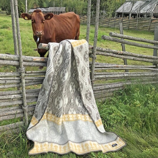 Klippan Ullpledd Brunkulla 130x180