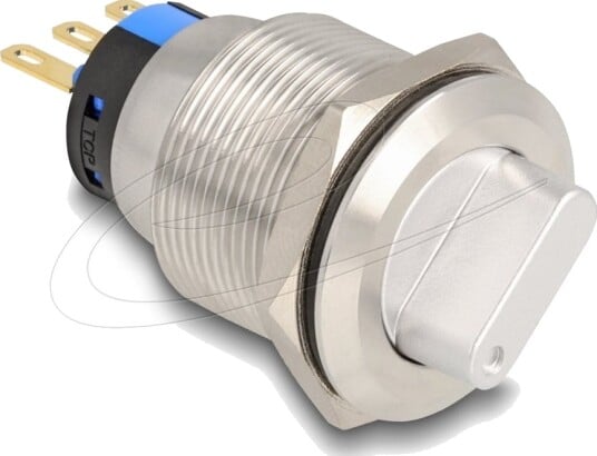 Delock Dreiebryter For Montering 22 Mm 3 X Loddetilkobling