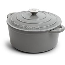 Orrefors Jernverk Støpjernsgryte 5L Light Grey