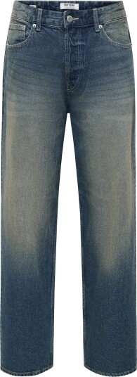 ONLY & SONS Onsfade Loose Box Pim Dnm Noos   DARK GREEN DENIM   30 x 32