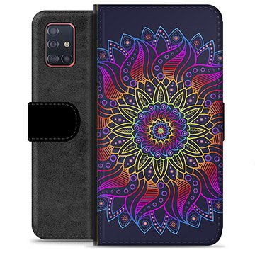 Samsung Galaxy A51 Premium Lommebok-deksel Fargerik Mandala