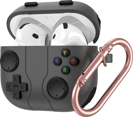 Silikondeksel i spillkontrolldesign til AirPods 4 Grå