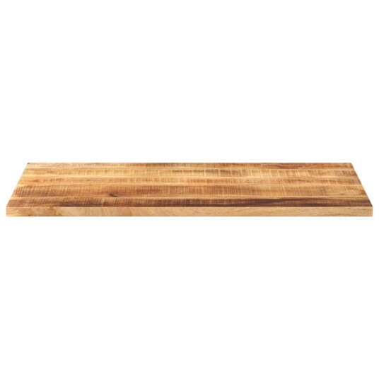 Bordplate 120x60x2,5 cm rektangulær grovt heltre mango 371337