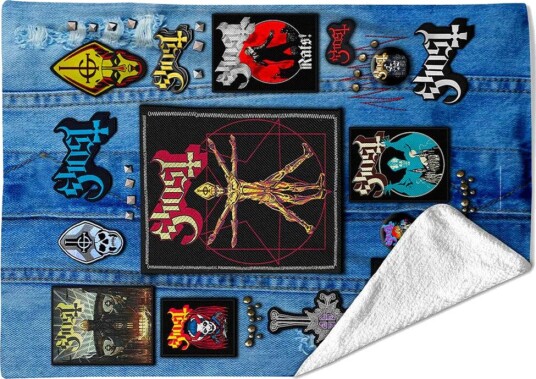 Rocksax Ghost Battle Vest Sherpa Fleece Blanket 60 in x 80 in 78899341